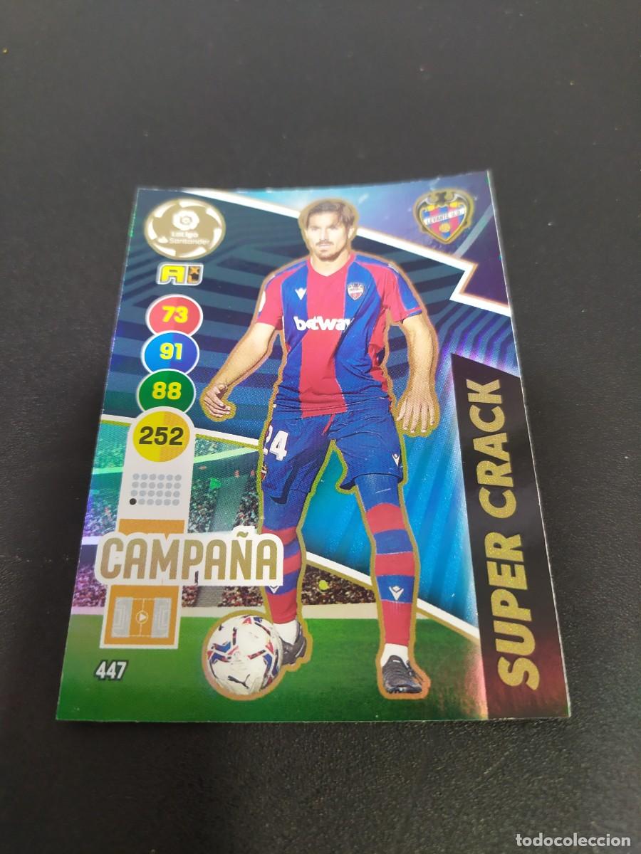 Football Stickers: 1 CROMO FICHA ADRENALYN 2020-2021 20-21 U.D LEVANTE 447 -CAMPA&Ntilde;A ( SUPER CRACK