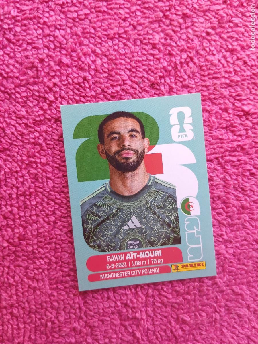 Football Stickers: FIFA World Cup 2026 rayan ait-nouri alg 5 selecci&oacute;n de argelia alg5 panini 2026