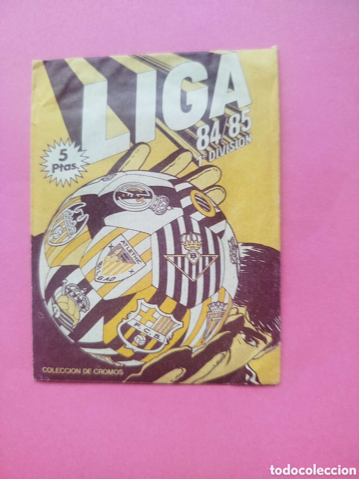 Football Stickers: SOBRE SIN ABRIR LIGA 84-85