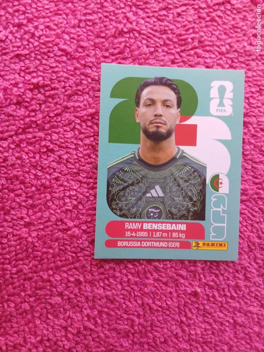 Cromos de Futebol: FIFA World Cup 2026 ramy bensebaini alg 3 selecci&oacute;n de argelia alg3 panini 2026