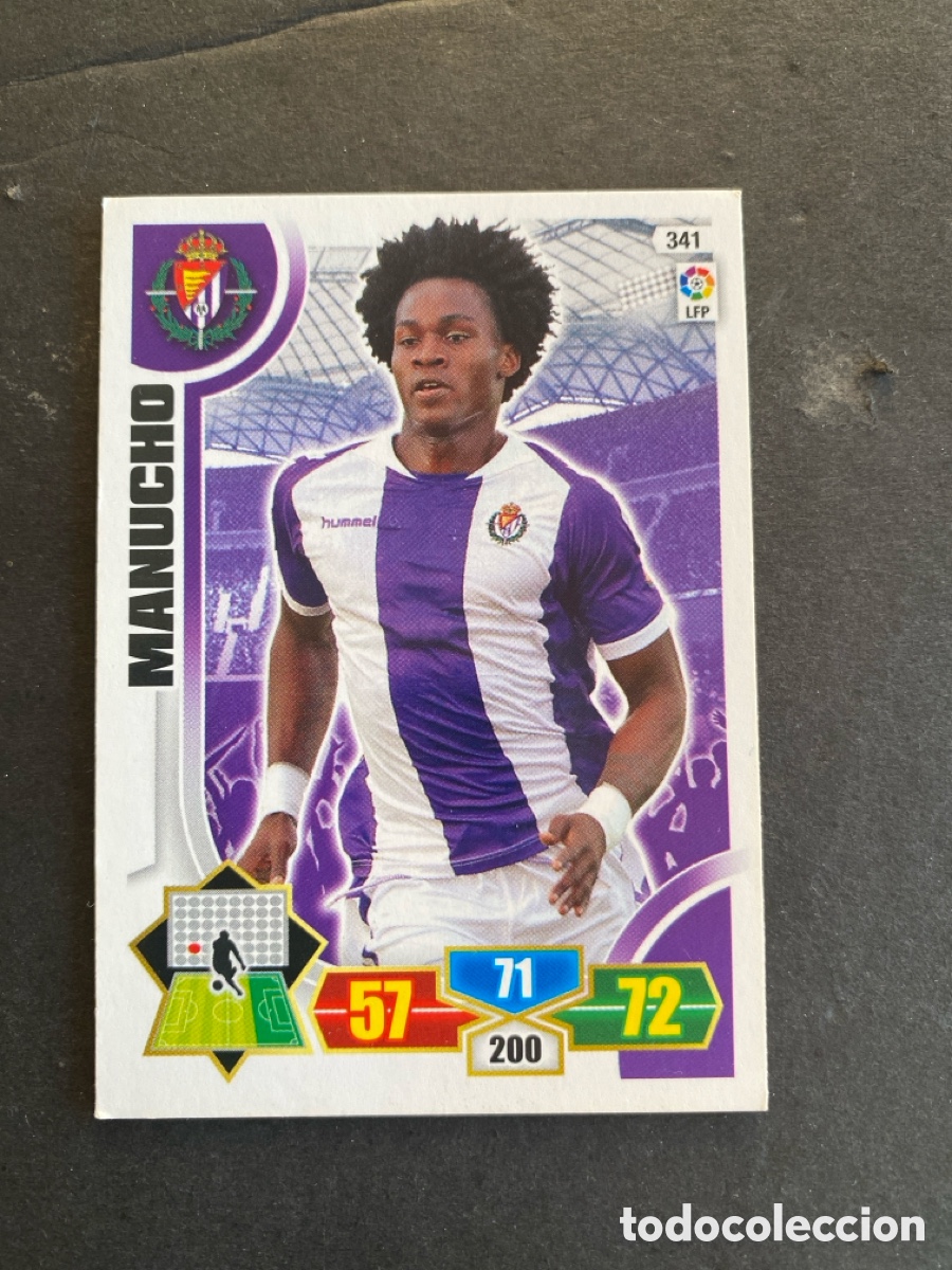 Cromos de f&uacute;tbol: Cromo Adrenalyn liga 13/14 Valladolid N* 341