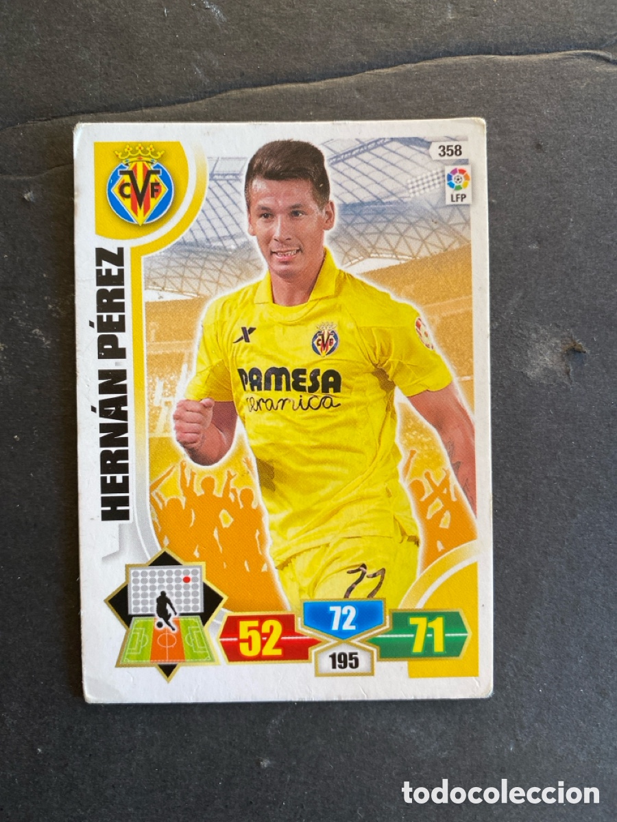 Cromos de f&uacute;tbol: Cromo Adrenalyn liga 13/14 Villarreal N* 358