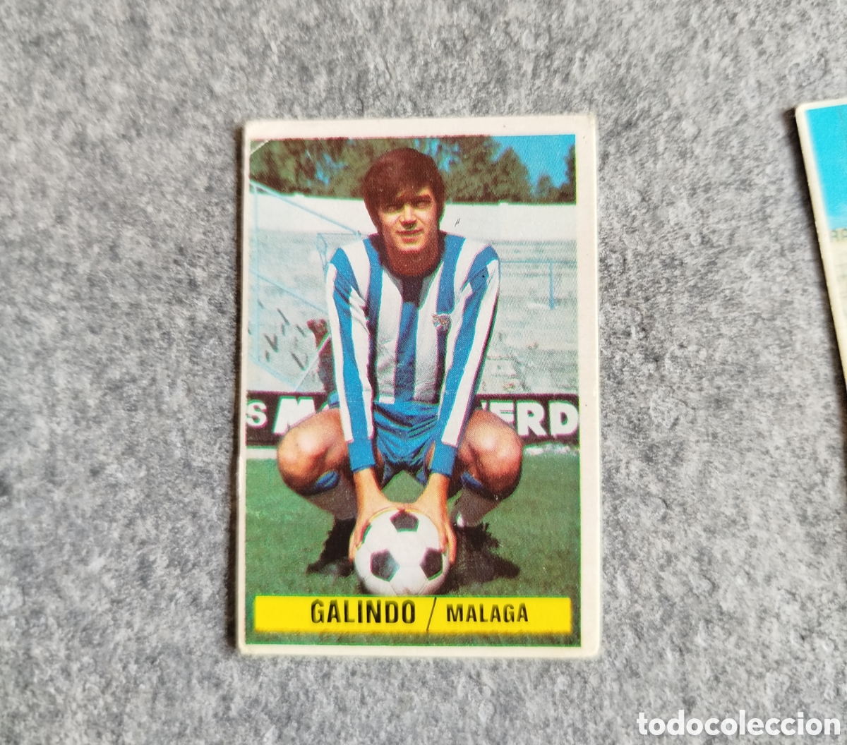 Cromos de f&uacute;tbol: SIN PEGAR GALINDO M&Aacute;LAGA 74 75 1974 1975 EDICIONES ESTE CROMO NUEVO NUNCA PEGADO