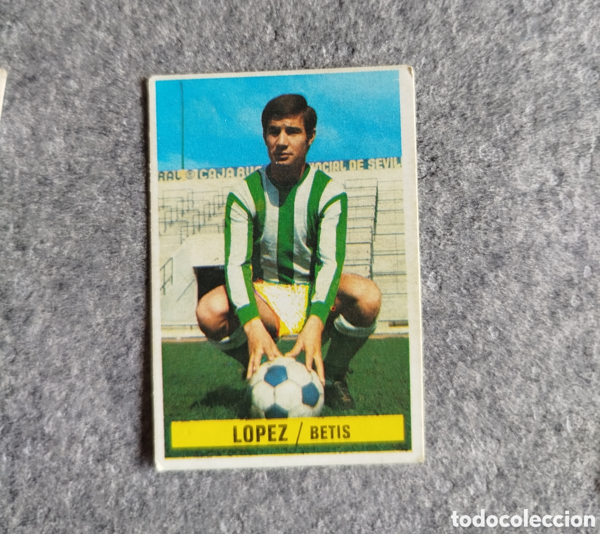 Cromos de f&uacute;tbol: SIN PEGAR LOPEZ BETIS 74 75 1974 1975 EDICIONES ESTE CROMO NUEVO NUNCA PEGADO