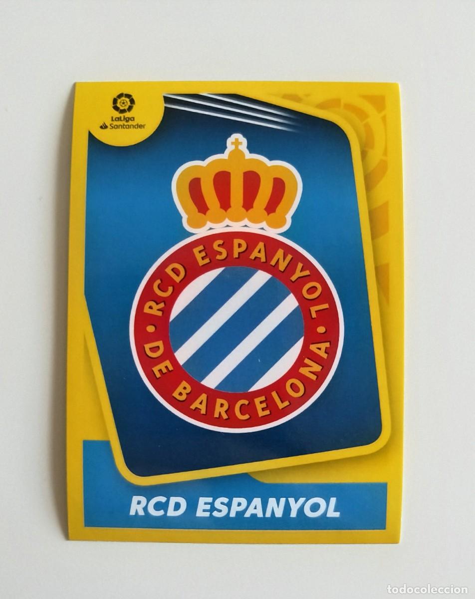 Cromos de Futebol: Escudo 1 SIN PEGAR NUNCA PEGADO RCD Espanyol Espa&ntilde;ol Liga Ediciones Este 21 22 / 2021 2022