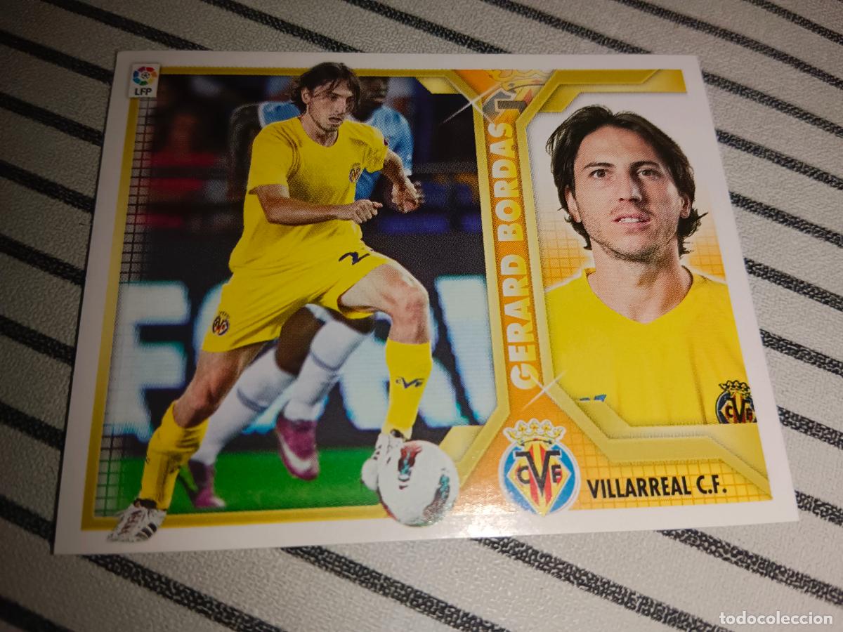 Fu&szlig;ball-Sticker: TEMPORADA 2011 2012 11 12 COLOCA 10 B 10B GERARD BORDAS VILLARREAL NUEVO SIN PEGAR