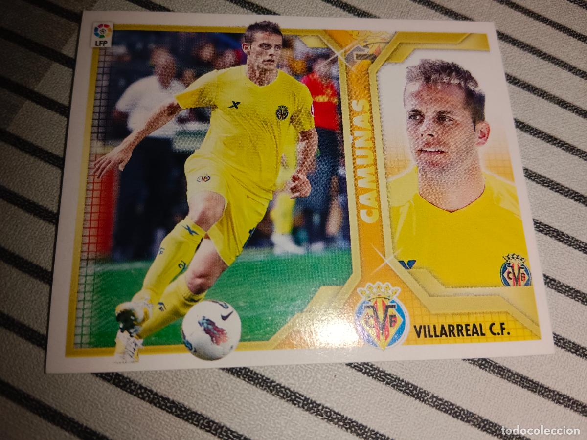 Fu&szlig;ball-Sticker: TEMPORADA 2011 2012 11 12 COLOCA 13 B 13B CAMU&Ntilde;AS VILLARREAL NUEVO SIN PEGAR