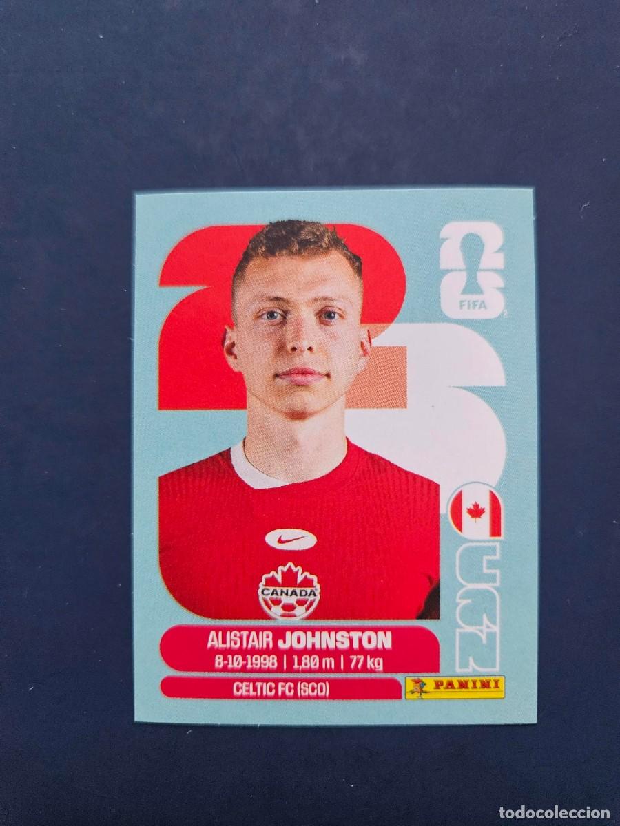 Fu&szlig;ball-Sticker: CAN 4 ALISTAIR JOHNSTON CANADA FIFA WORLD CUP MUNDIAL 26 2026 SIN PEGAR NUNCA PEGADO