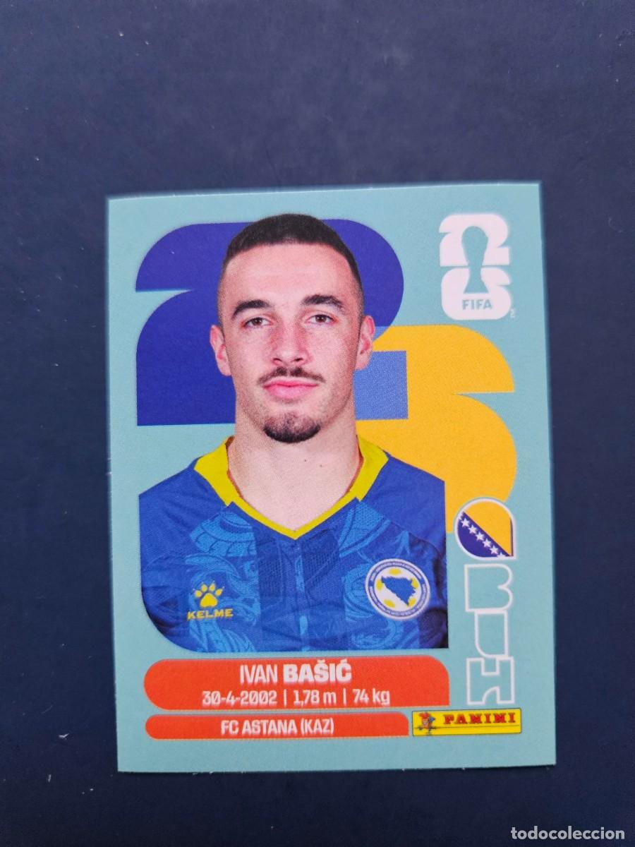 Fu&szlig;ball-Sticker: BIH 12 IVAN BASIC BOSNIA FIFA WORLD CUP MUNDIAL 26 2026 SIN PEGAR NUNCA PEGADO