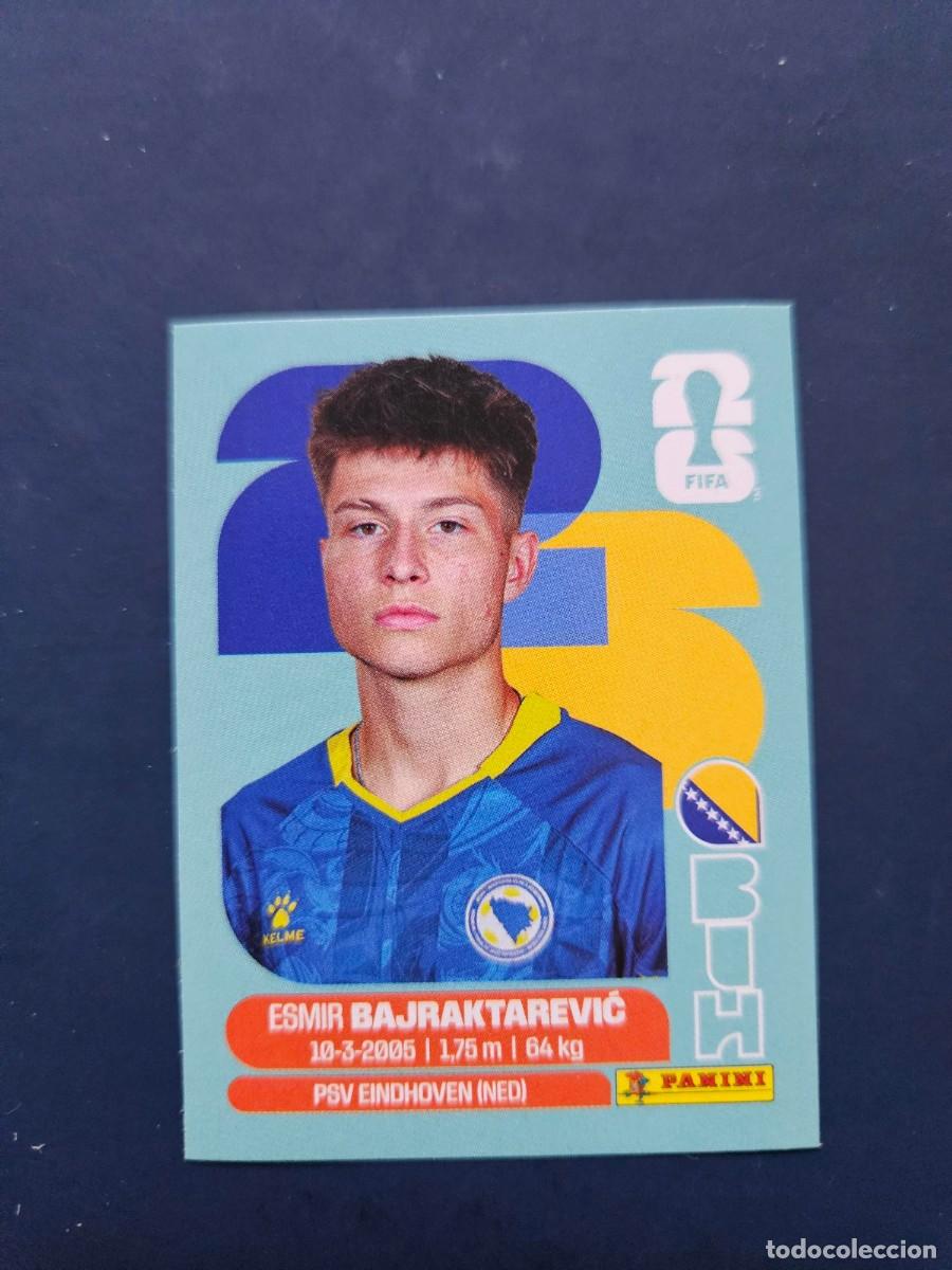 Fu&szlig;ball-Sticker: BIH 15 ESMIR BAJRAKTAREVIC BOSNIA FIFA WORLD CUP MUNDIAL 26 2026 SIN PEGAR NUNCA PEGADO