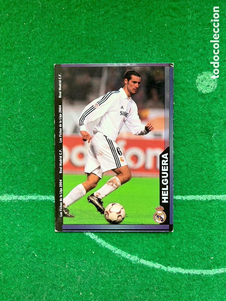 Fu&szlig;ball-Sticker: 10 IV&Aacute;N HELGUERA REAL MADRID LAS FICHAS DE LA LIGA 2003 2004 MUNDICROMO