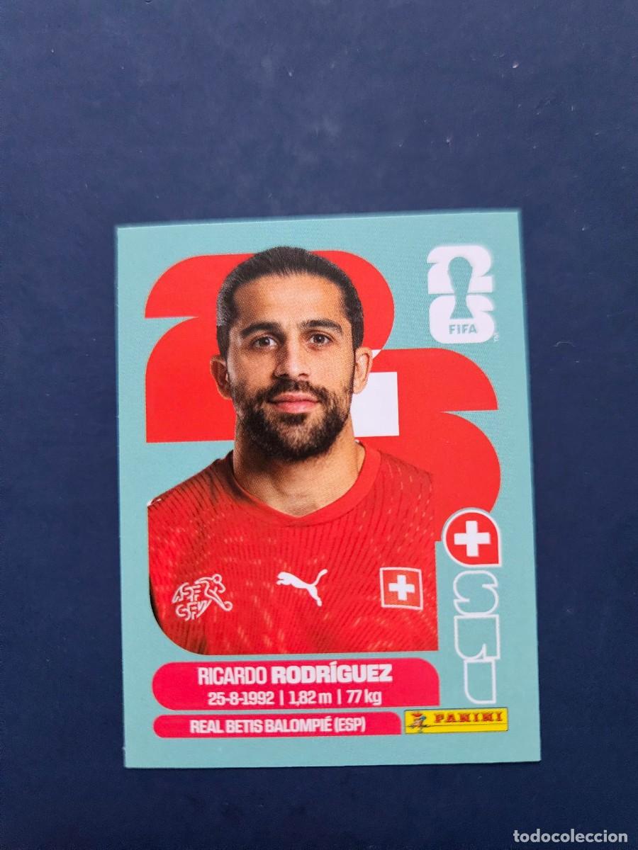 Fu&szlig;ball-Sticker: SUI 5 RICARDO RODRIGUEZ SUIZA FIFA WORLD CUP MUNDIAL 26 2026 SIN PEGAR NUNCA PEGADO