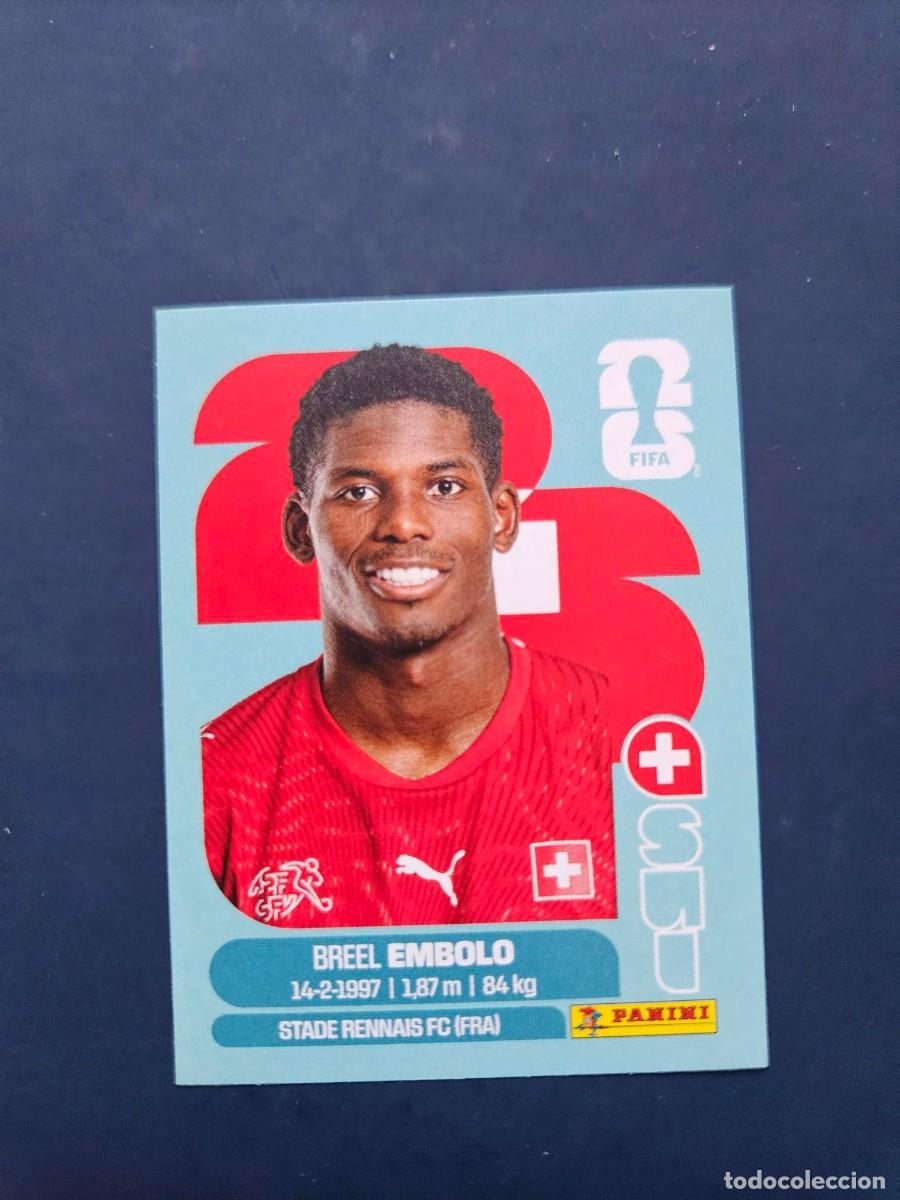 Fu&szlig;ball-Sticker: SUI 17 BREEL EMBOLO SUIZA FIFA WORLD CUP MUNDIAL 26 2026 SIN PEGAR NUNCA PEGADO