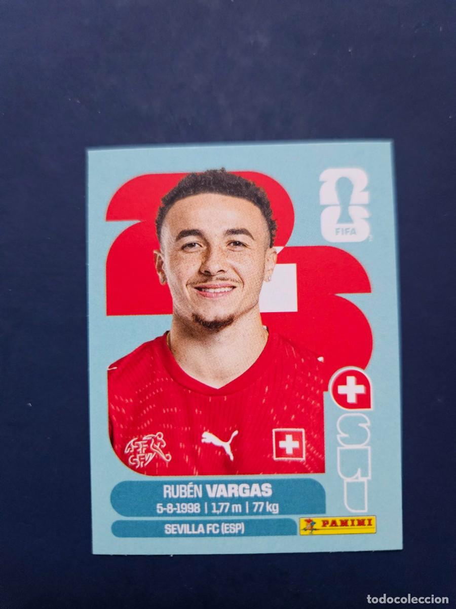 Fu&szlig;ball-Sticker: SUI 18 RUBEN VARGAS SUIZA FIFA WORLD CUP MUNDIAL 26 2026 SIN PEGAR NUNCA PEGADO