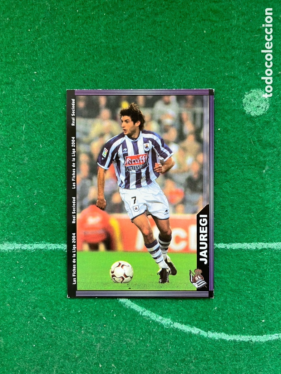 Cartes &agrave; collectionner de Football: 37 JAUREGI REAL SOCIEDAD LAS FICHAS DE LA LIGA 2003 2004 MUNDICROMO