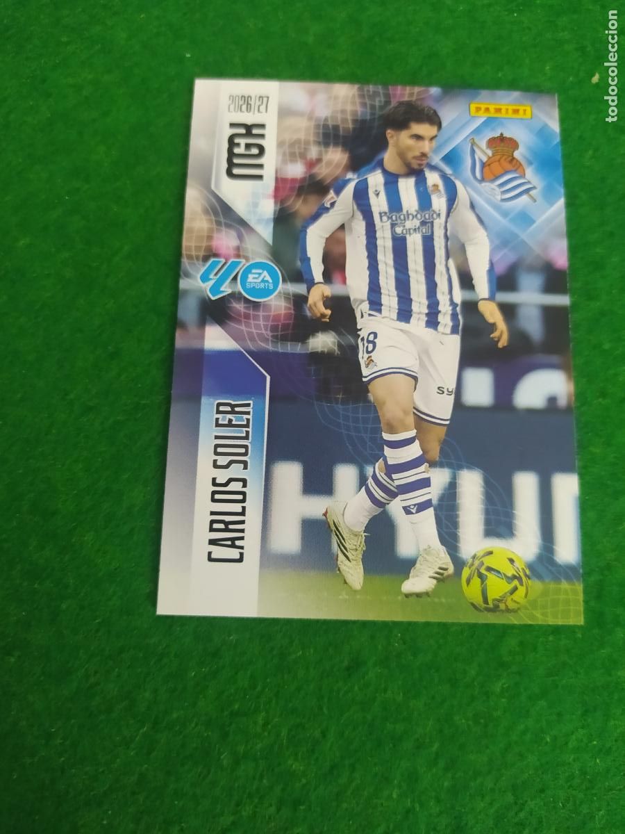 Cromos de Futebol: MEGACRACKS 2026 2027 MGK 26 27 NUEVO - REAL SOCIEDAD N&ordm; 319 CARLOS SOLER