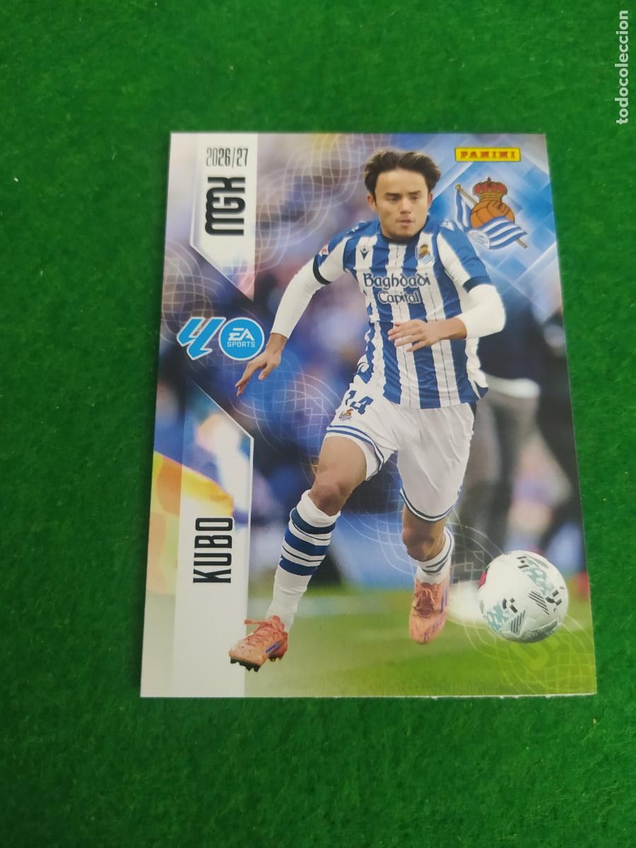 Cromos de Futebol: MEGACRACKS 2026 2027 MGK 26 27 NUEVO - REAL SOCIEDAD N&ordm; 323 KUBO