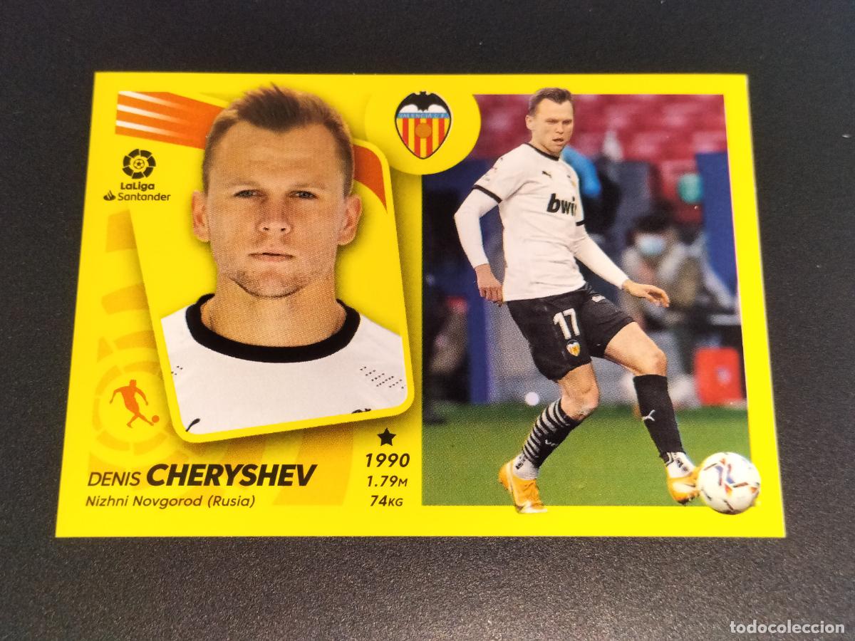 Figurine di Calcio: N&ordm; 14 DENIS CHERYSHEV VALENCIA CROMOS LALIGA SANTANDER ESTE LIGA 2021 2022 21 22 PANINI
