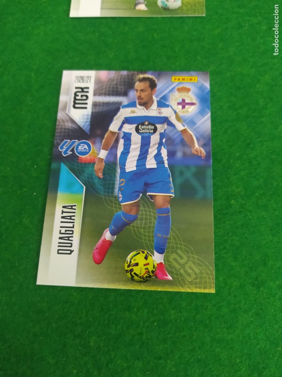 Figurine di Calcio: MEGACRACKS 2026 2027 MGK 26 27 NUEVO - DEPORTIVO A CORU&Ntilde;A N&ordm; 135 QUAGLIATA