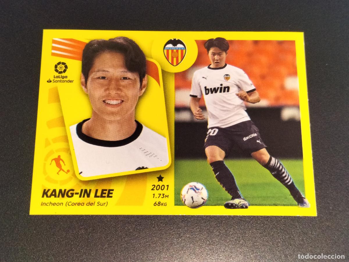 Cromos de Futebol: N&ordm; 16 A KANG-IN LEE VALENCIA CROMOS LALIGA SANTANDER ESTE LIGA 2021 2022 21 22 PANINI