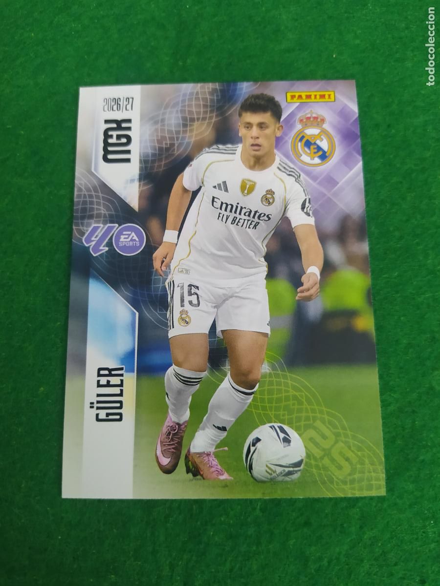 Cromos de Futebol: MEGACRACKS 2026 2027 MGK 26 27 NUEVO - REAL MADRID N&ordm; 229 GULER