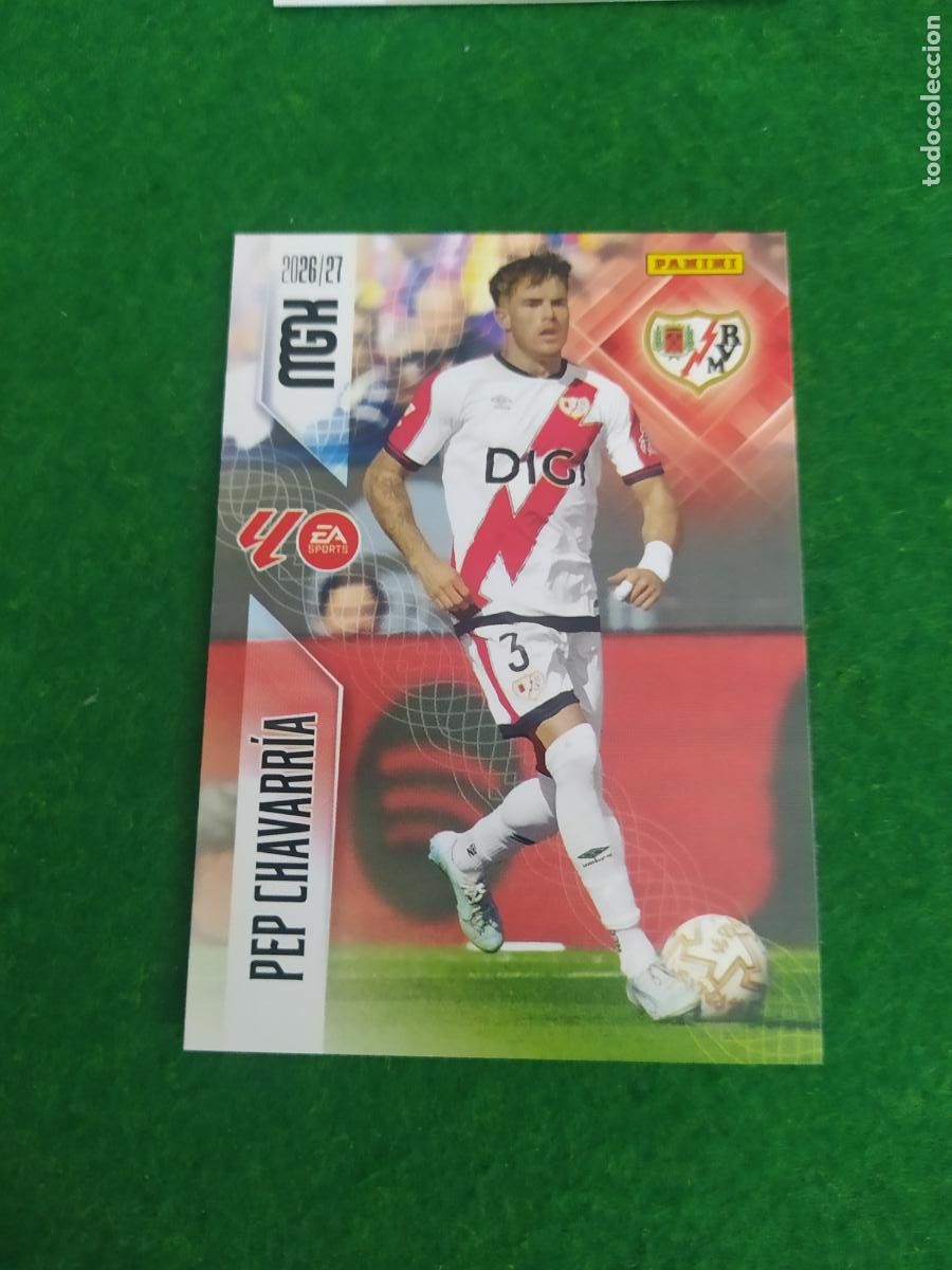 Cromos de Futebol: MEGACRACKS 2026 2027 MGK 26 27 NUEVO - RAYO VALLECANO N&ordm; 297 CHAVARRIA