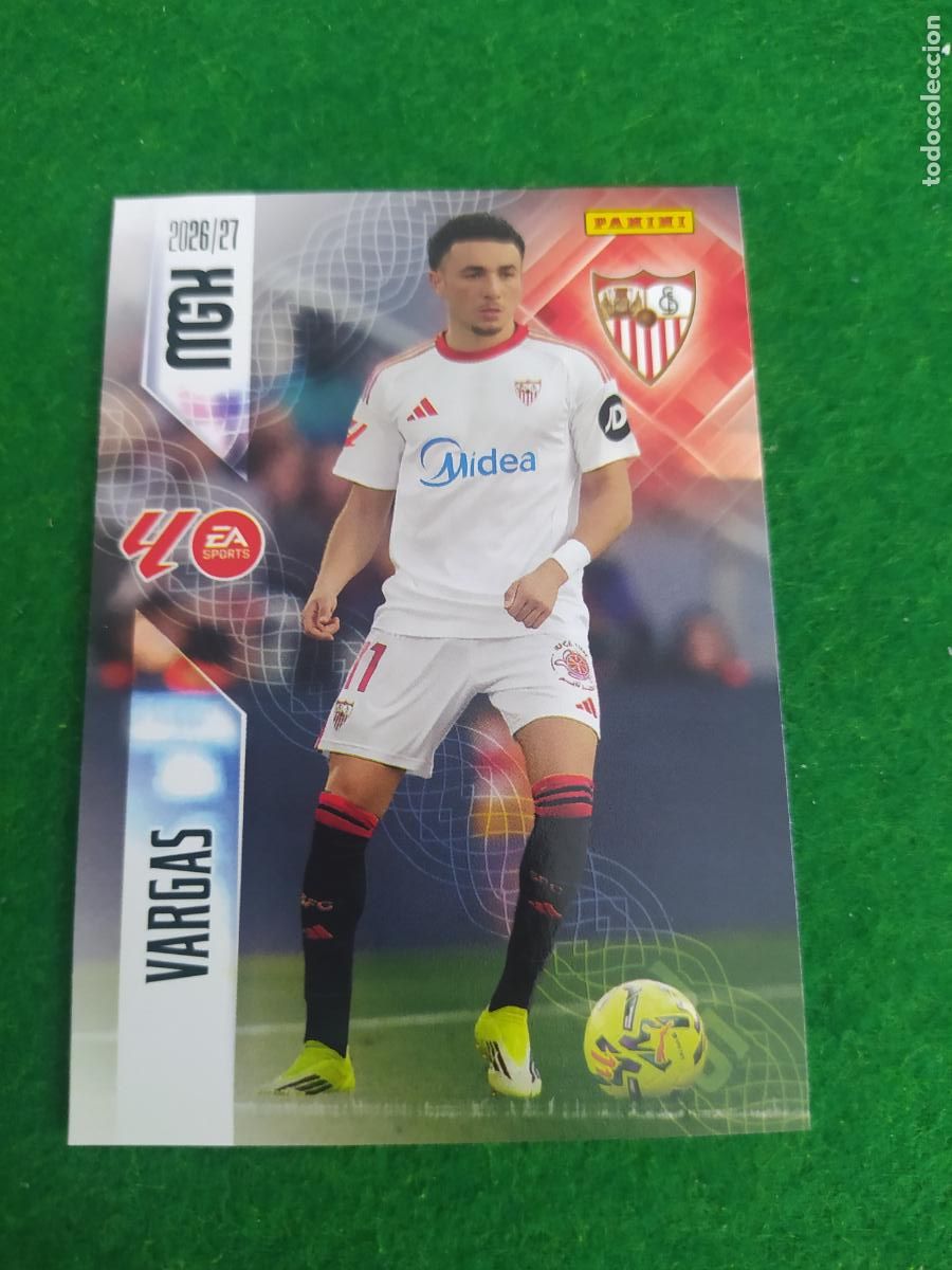 Football Stickers: MEGACRACKS 2026 2027 MGK 26 27 NUEVO - SEVILLA FC N&ordm; 337 VARGAS
