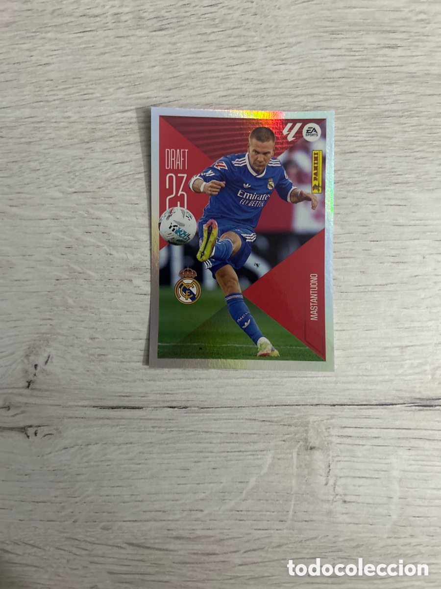Cartes &agrave; collectionner de Football: Mastantuono 16 Real Madrid Draft 23 Liga Este 2026/27 26-27 Panini