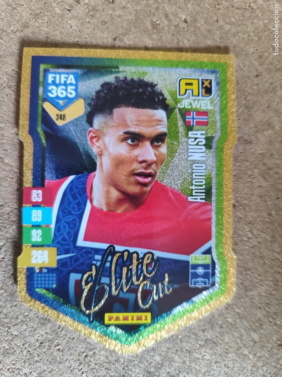 Cromos de f&uacute;tbol: ADRENALYN FIFA 365 2027 CARD ELITE CUT NUSA NORUEGA # 348 PANINI
