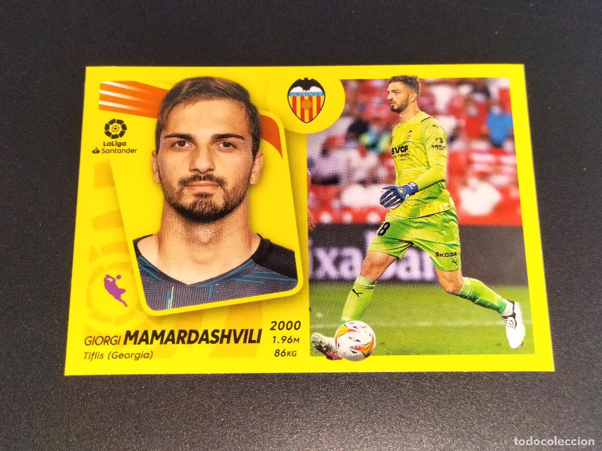 Football Stickers: FICHAJE 35 GIORGI MAMARDASHVILI VALENCIA CROMOS LALIGA SANTANDER ESTE LIGA 2021 2022 21 22 PANINI