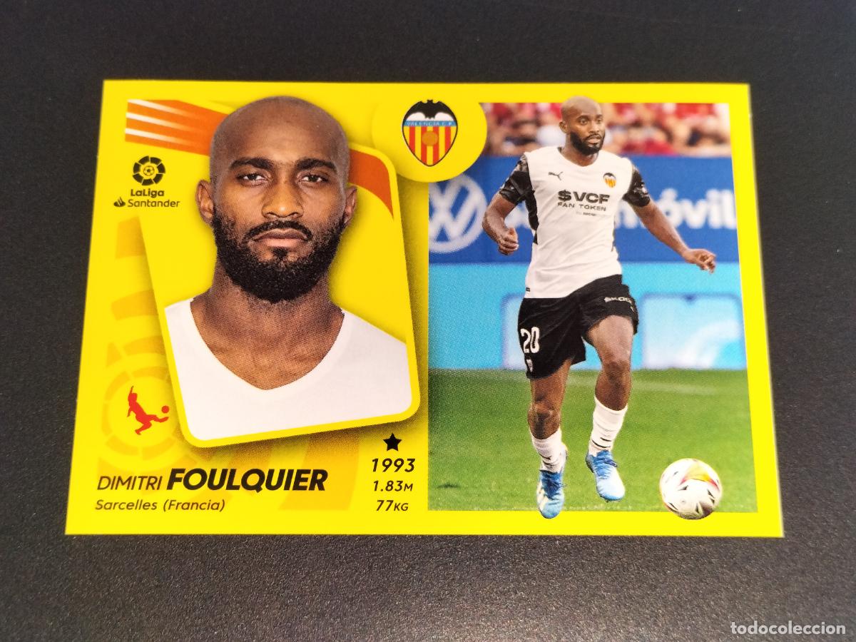 Cartes &agrave; collectionner de Football: FICHAJE 47 DIMITRI FOULQUIER VALENCIA CROMOS LALIGA SANTANDER ESTE LIGA 2021 2022 21 22 PANINI