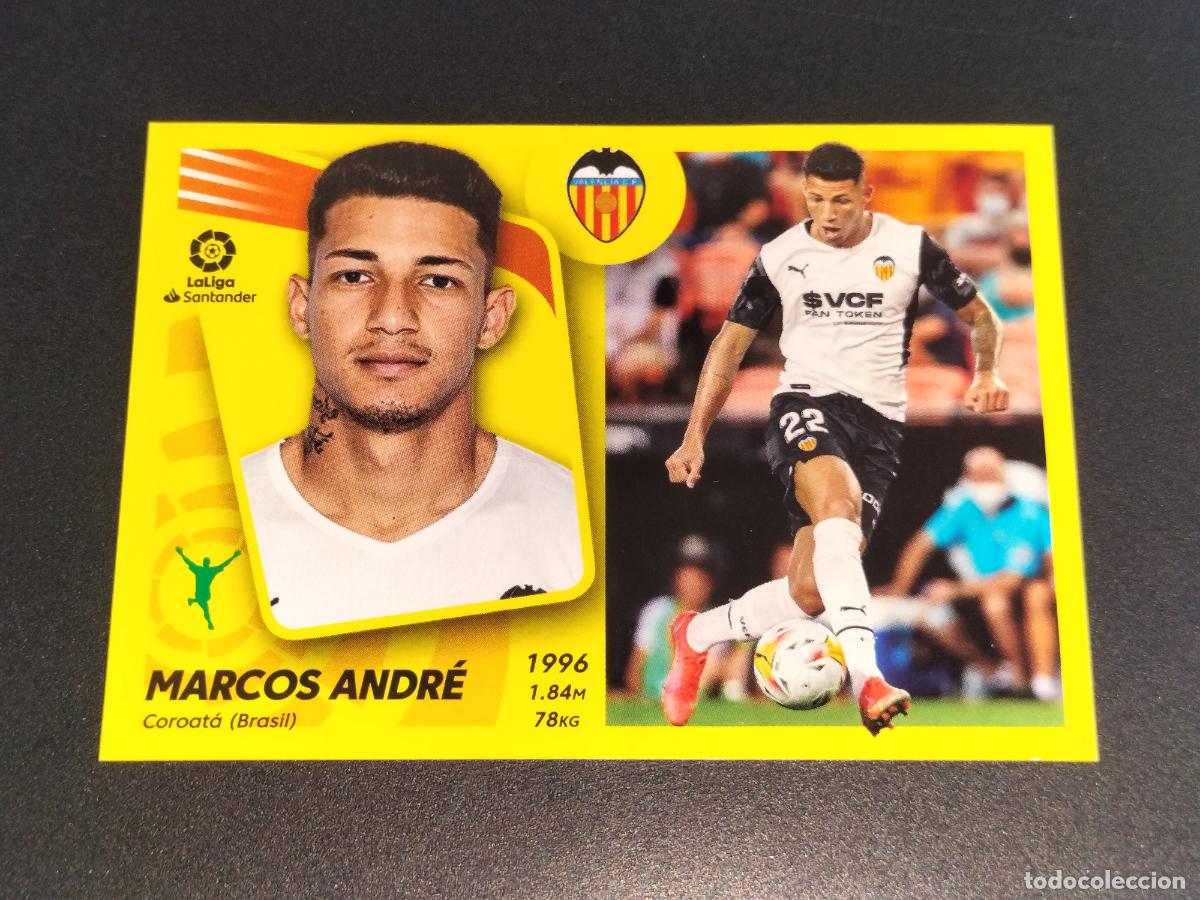 Cartes &agrave; collectionner de Football: FICHAJE 62 MARCOS ANDRE VALENCIA CROMOS LALIGA SANTANDER ESTE LIGA 2021 2022 21 22 PANINI