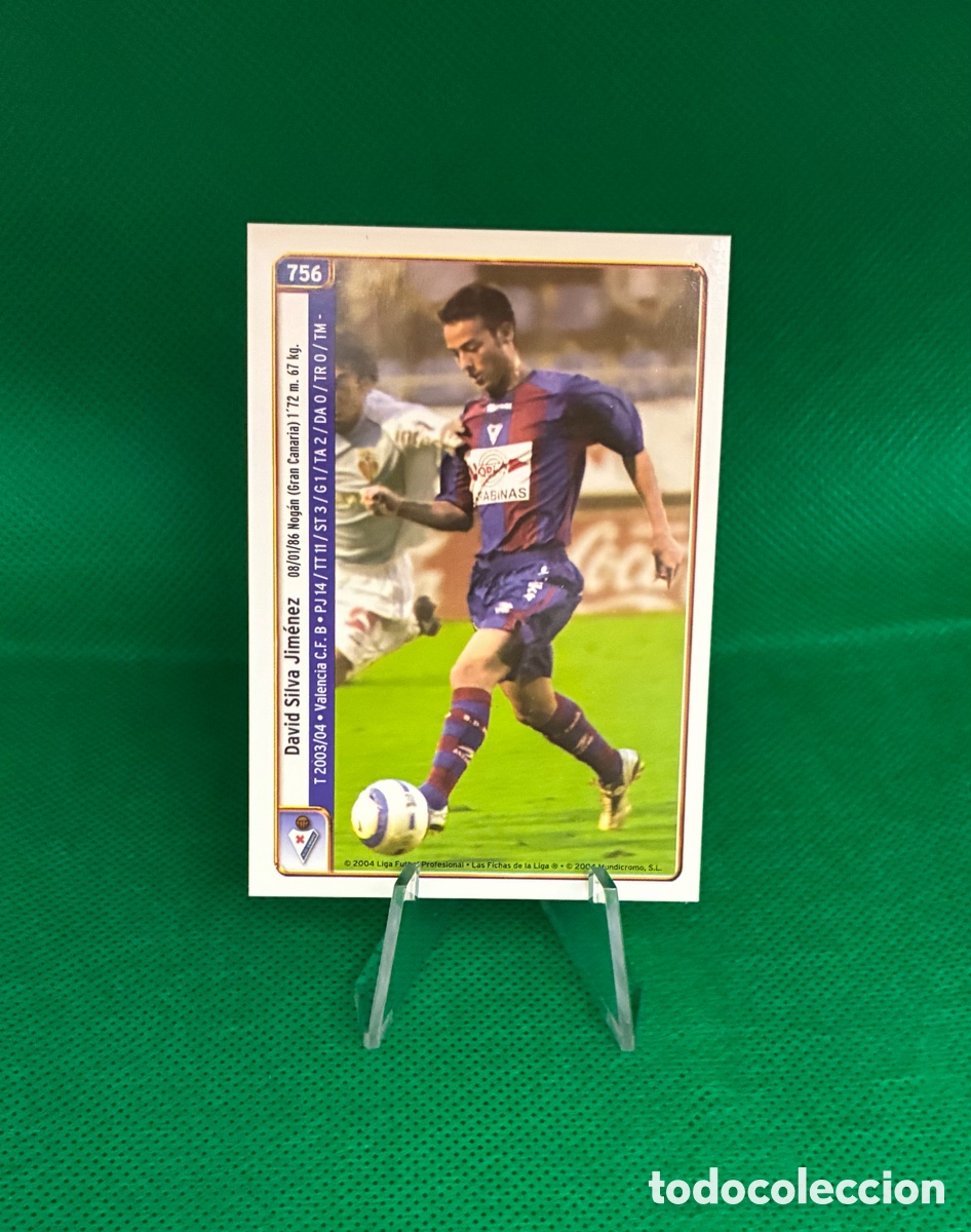 Cromos de Futebol: 756 Silva Eibar Rookie Card mundicromo 2004 2005 04 05