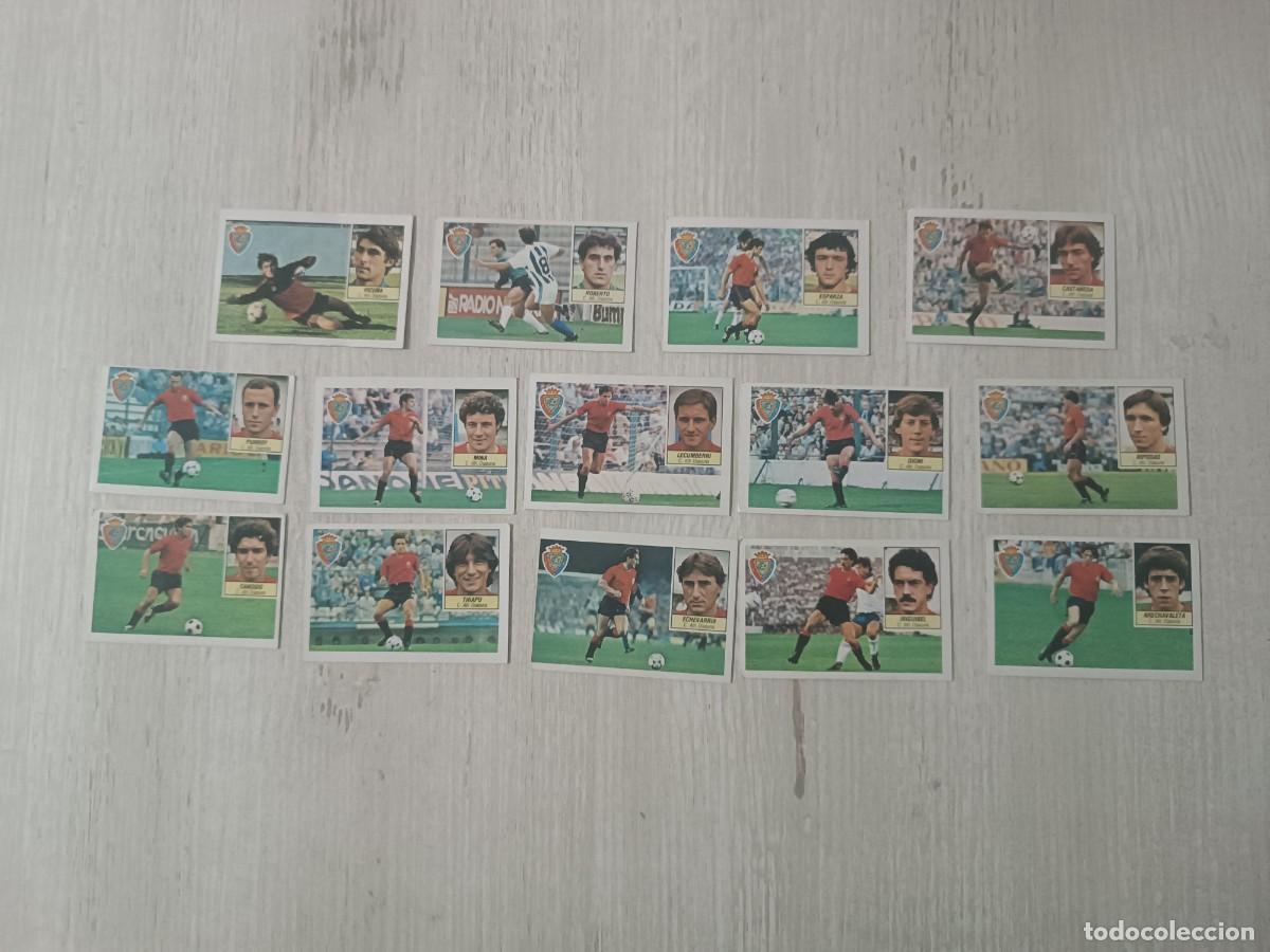 Figurine di Calcio: LOTE 14 CROMOS C. ATH. OSASUNA SIN PEGAR LIGA ESTE 84 85