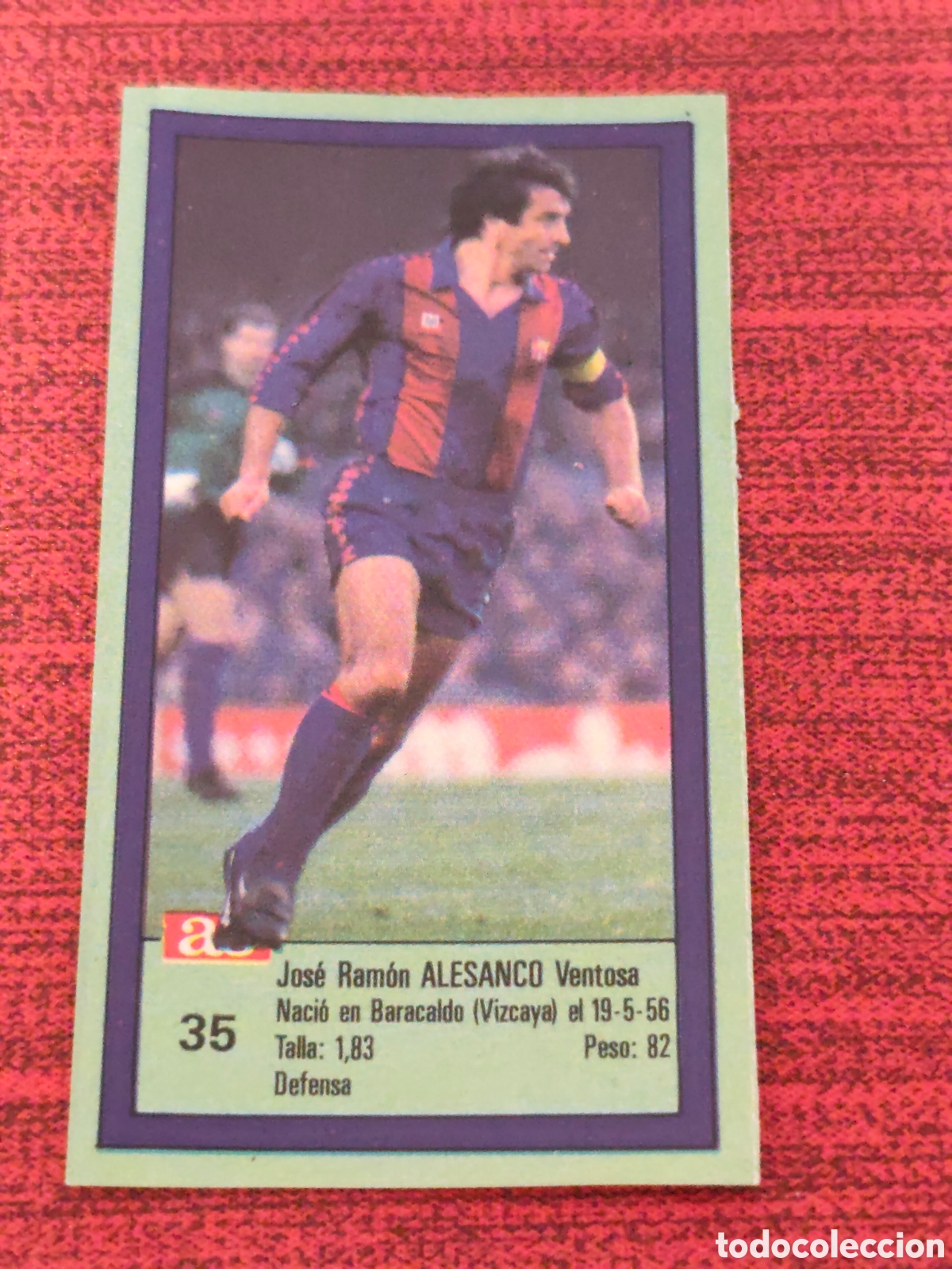 Figurine di Calcio: 35 ALESANCO FC BARCELONA ASES DE LA LIGA 1989 1990 DIARIO AS