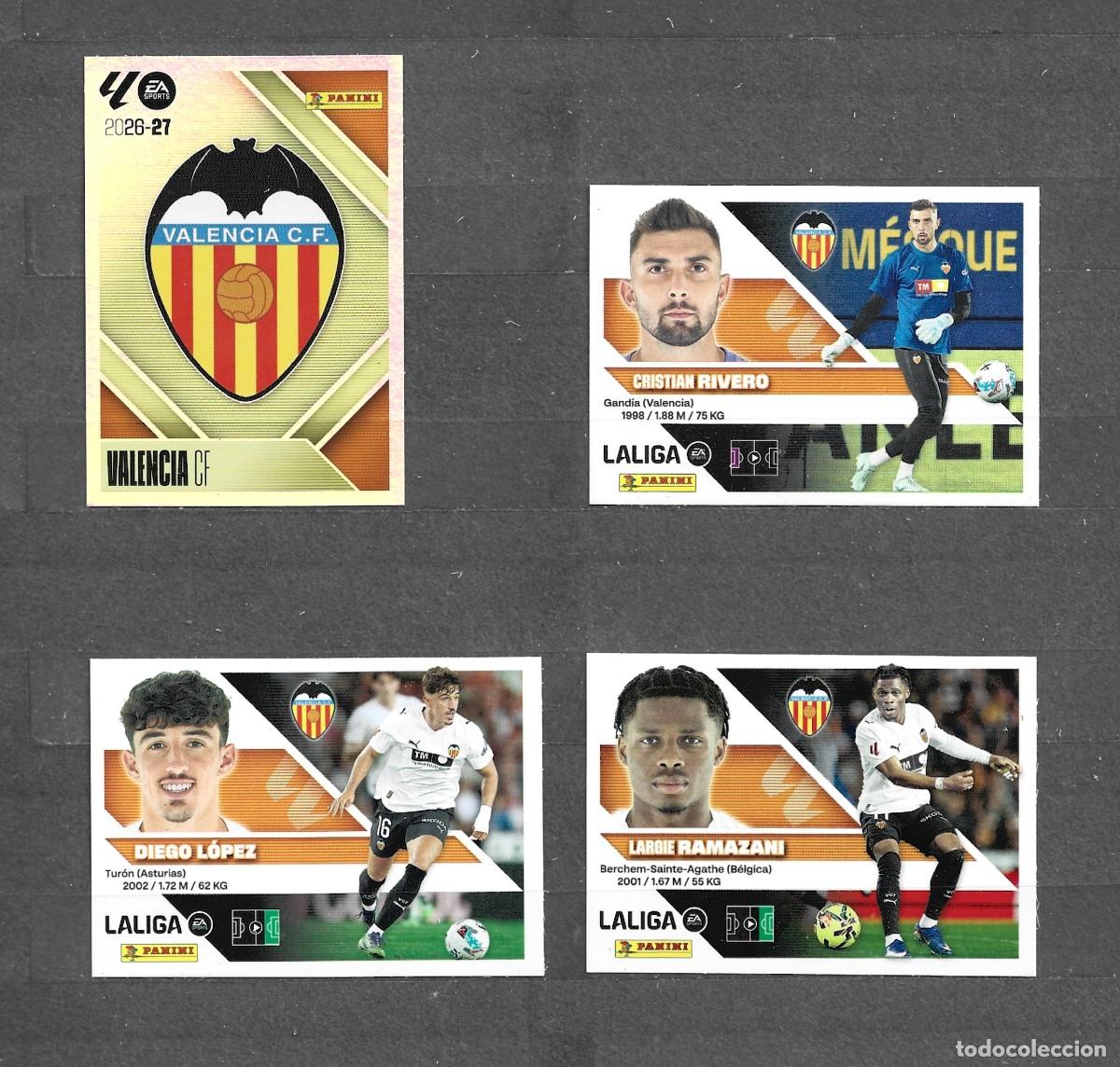 Fu&szlig;ball-Sticker: Liga este 26/27 - Lote Variado - Valencia CF