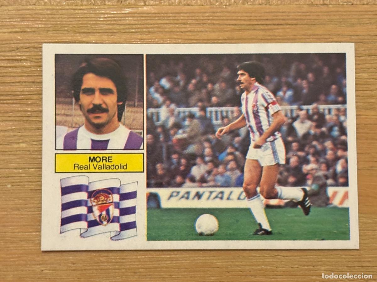 Fu&szlig;ball-Sticker: 44. CROMO LIGA ESTE SIN PEGAR 1982-83 82-83 MORE VALLADOLID