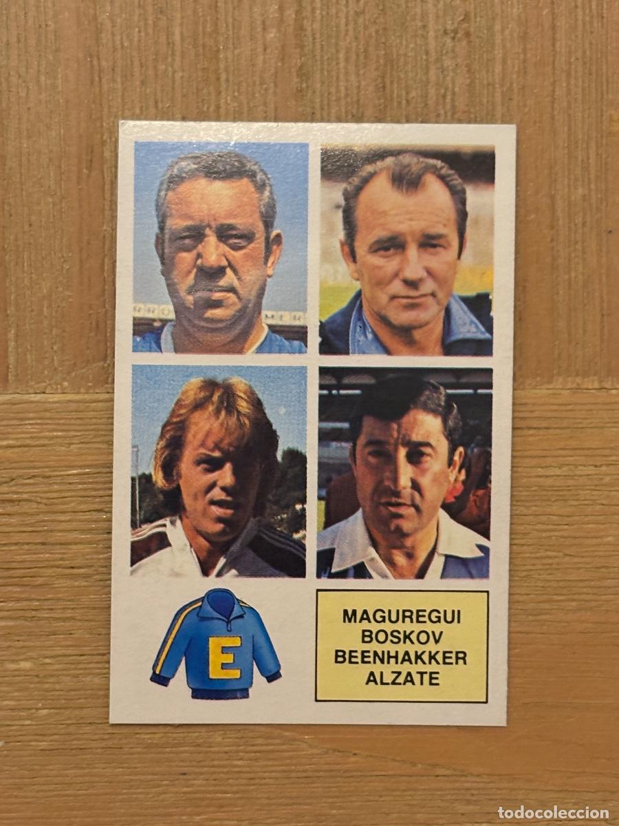 Football Stickers: 44. CROMO LIGA ESTE SIN PEGAR 1982-83 82-83 ENTRENADORES MAGUREGUI BOSKOV BEENHAKKER &Aacute;LZATE