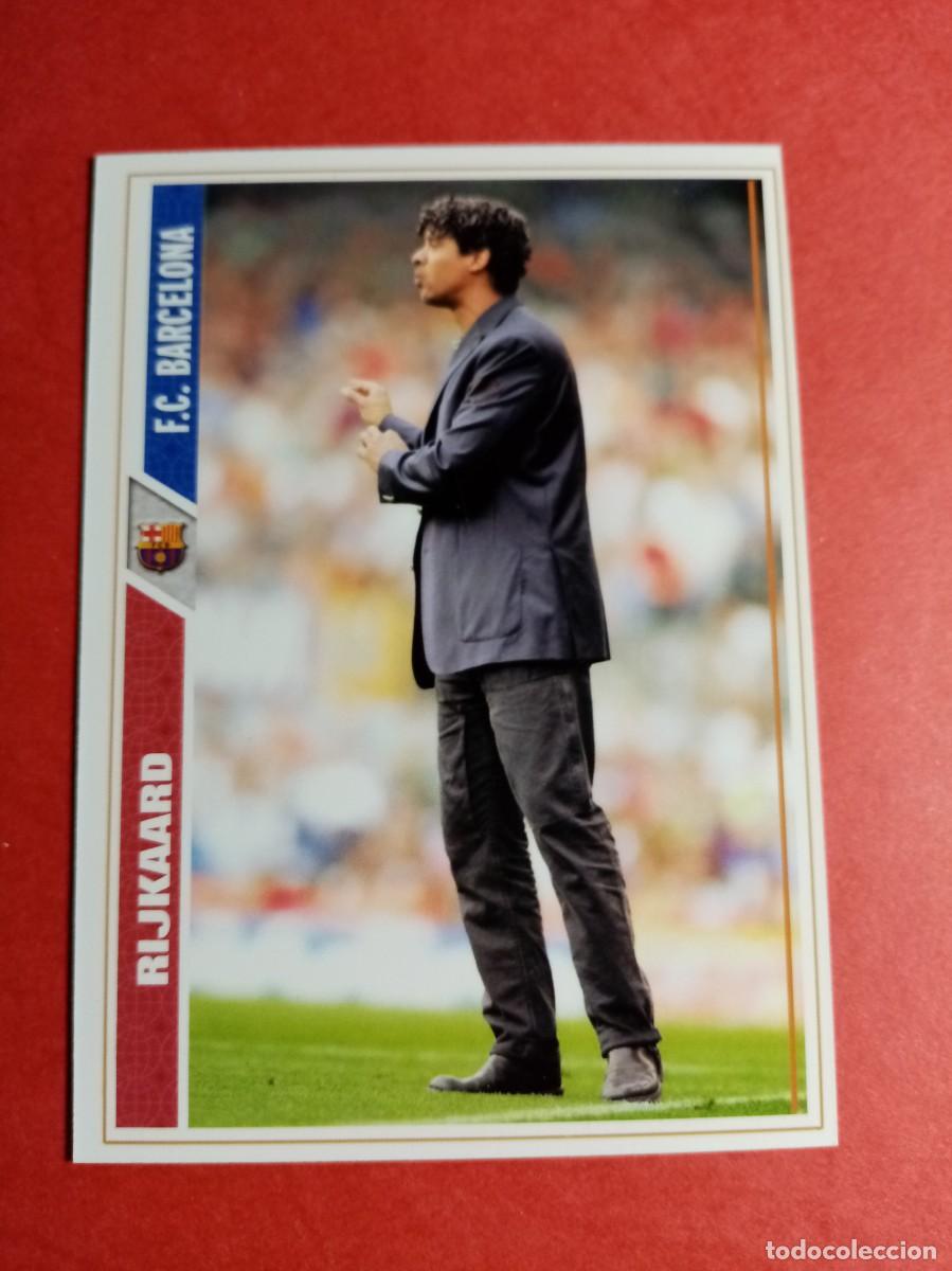 Cromos de Futebol: N&ordm; 31 RIJKAARD, FC BARCELONA, FICHAS LIGA 2008 MUNDICROMO