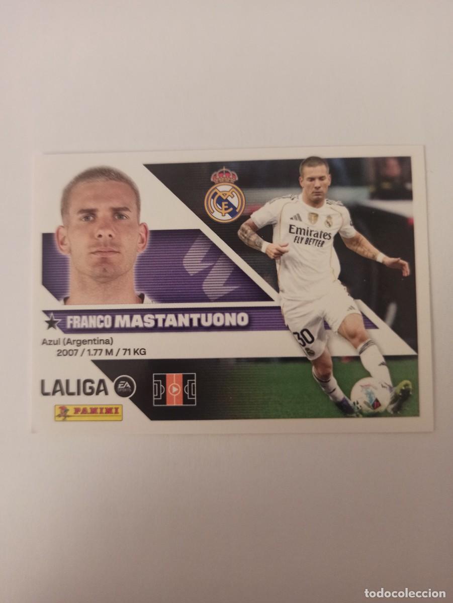 Football Stickers: Mastantuono 16 a - R. Madrid - LIGA ESTE 2026 2027 - 26 27 - PANINI