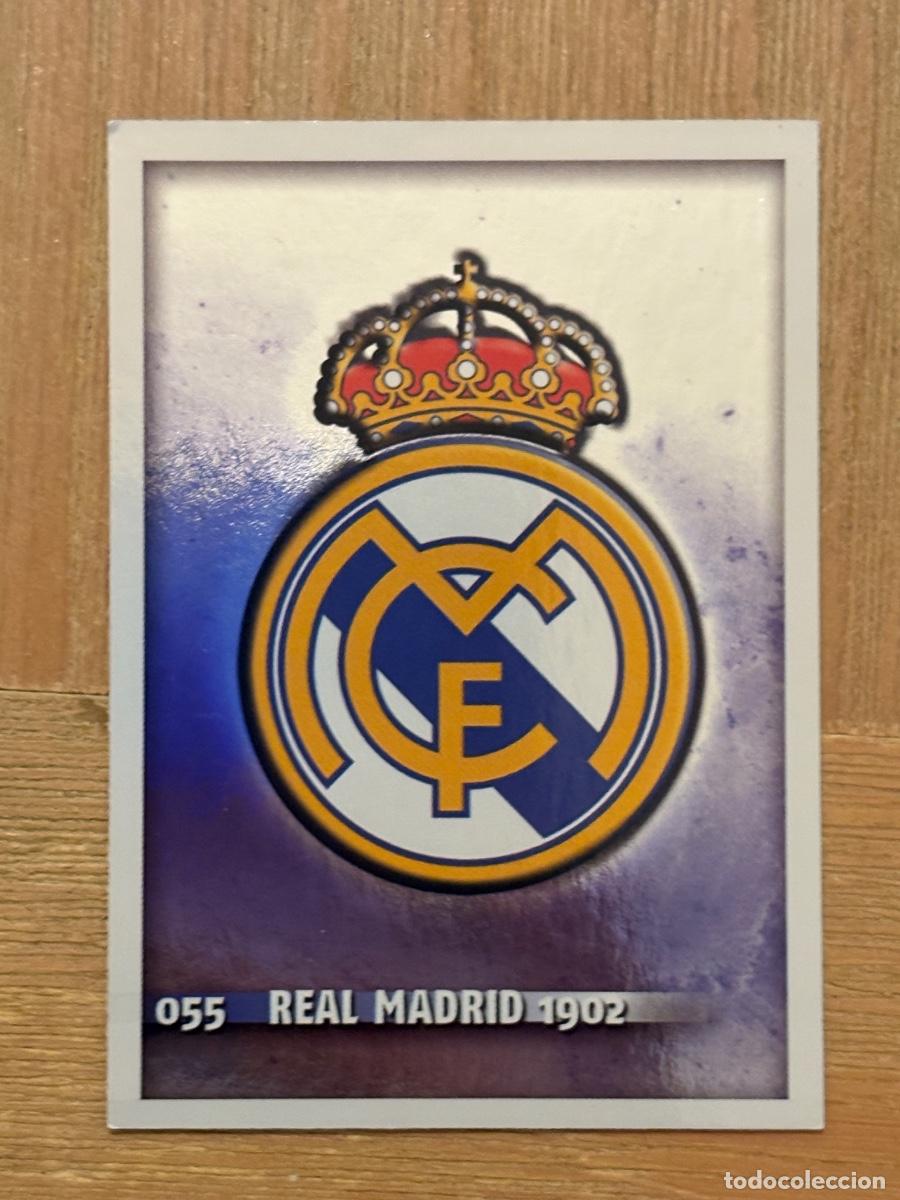 Cromos de f&uacute;tbol: 44. CROMO MUNDICROMO FICHAS LIGA 2015 REAL MADRID ESCUDO N 55