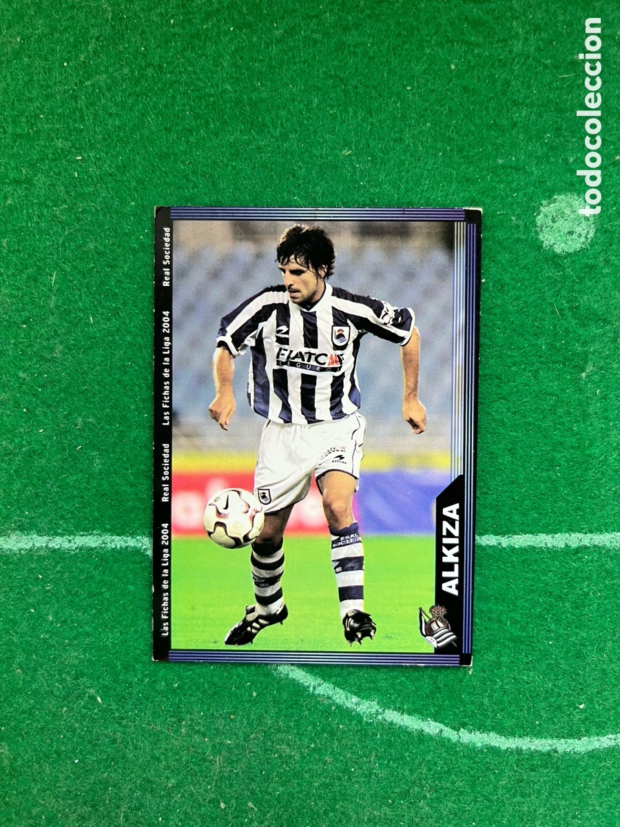 Cartes &agrave; collectionner de Football: 45 ALKIZA REAL SOCIEDAD LAS FICHAS DE LA LIGA 2003 2004 MUNDICROMO