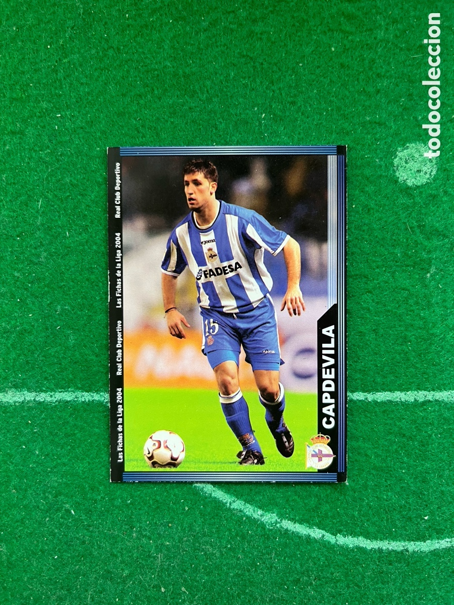 Fu&szlig;ball-Sticker: 61 CAPDEVILA DEPORTIVO DE LA CORU&Ntilde;A LAS FICHAS DE LA LIGA 2003 2004 MUNDICROMO