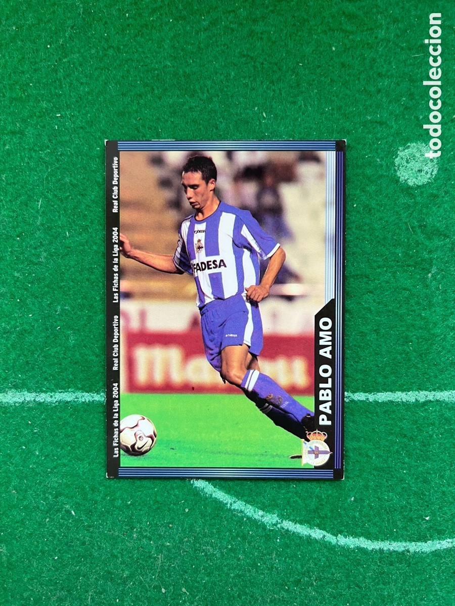 Fu&szlig;ball-Sticker: 68 PABLO AMO DEPORTIVO DE LA CORU&Ntilde;A LAS FICHAS DE LA LIGA 2003 2004 MUNDICROMO