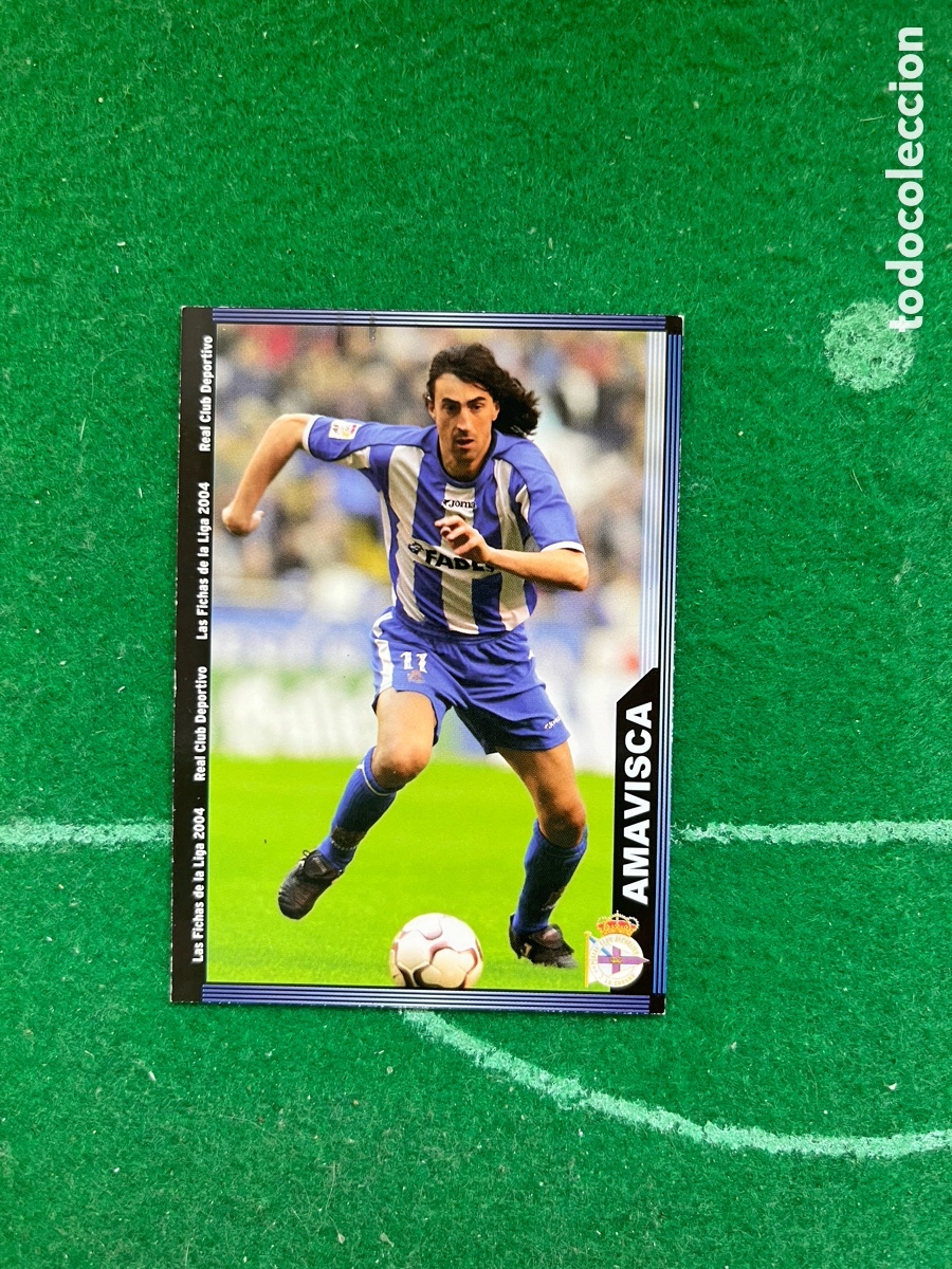 Figurine di Calcio: 71 AMAVISCA DEPORTIVO DE LA CORU&Ntilde;A LAS FICHAS DE LA LIGA 2003 2004 MUNDICROMO