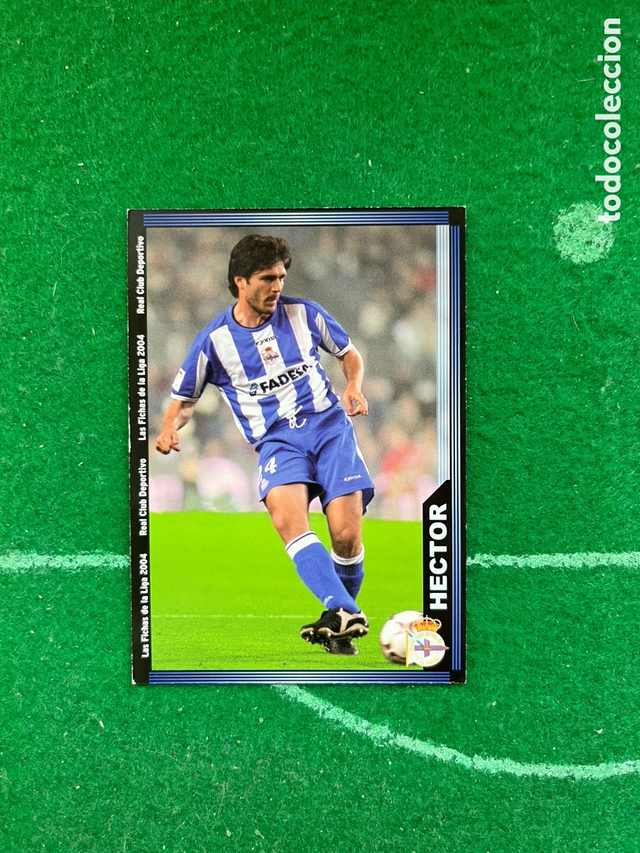 Figurine di Calcio: 76 H&Eacute;CTOR DEPORTIVO DE LA CORU&Ntilde;A LAS FICHAS DE LA LIGA 2003 2004 MUNDICROMO