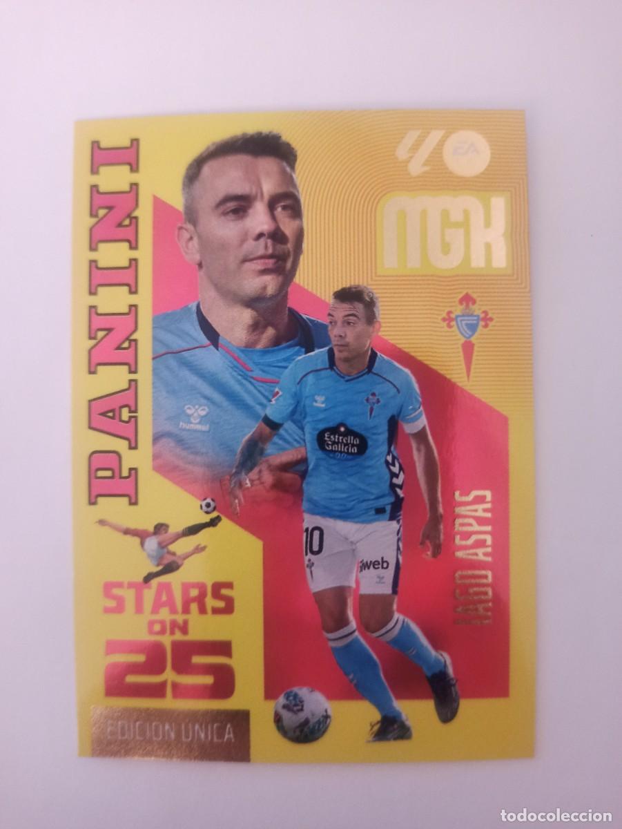 Figurine di Calcio: Iago Aspas n &deg; 444 - Celta - STARS ON 25 EDICI&Oacute;N &Uacute;NICA - MEGACRACKS - 2026 2027 26 27 - MGK