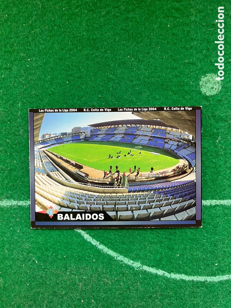 Figurine di Calcio: 83 BALAIDOS CELTA DE VIGO LAS FICHAS DE LA LIGA 2003 2004 MUNDICROMO ESTADIO
