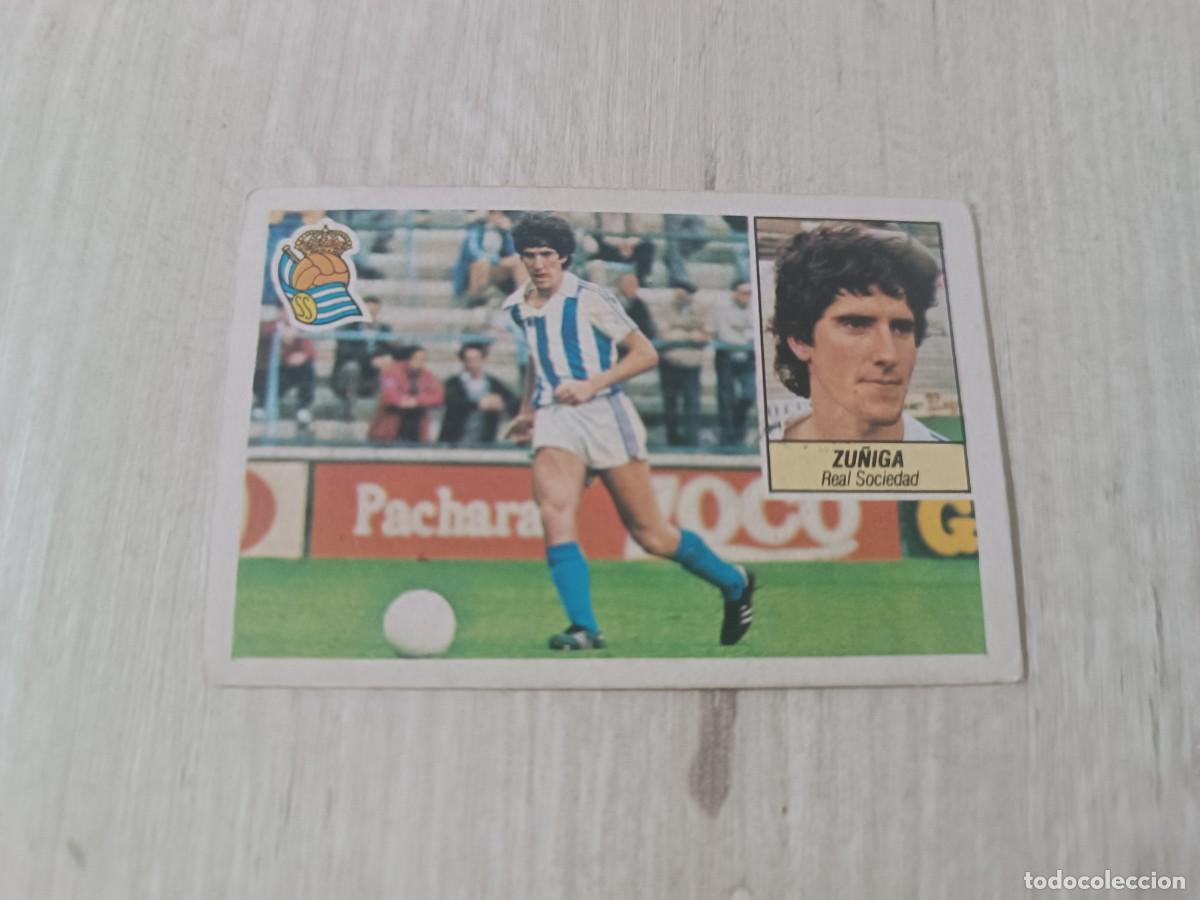 Fu&szlig;ball-Sticker: Z&Uacute;&Ntilde;IGA FICHAJE 8 SIN PEGAR LIGA ESTE 84 85