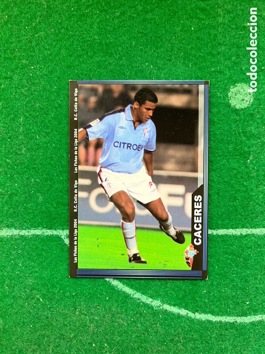 Figurine di Calcio: 91 C&Aacute;CERES CELTA DE VIGO LAS FICHAS DE LA LIGA 2003 2004 MUNDICROMO